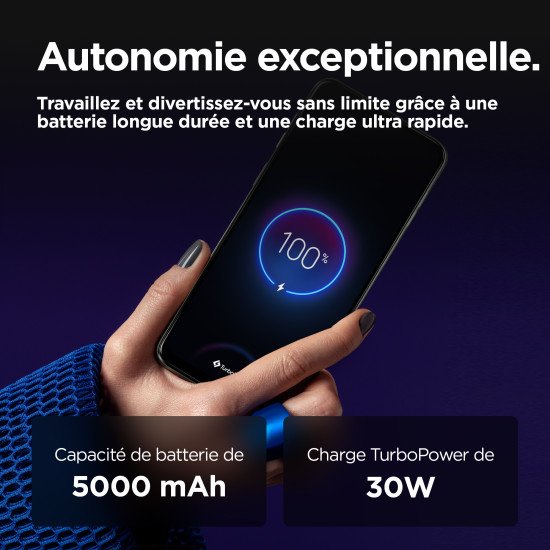 Motorola moto g55 5G 16,5 cm (6.49") Double SIM Android 14 USB Type-C 8 Go 256 Go 5000 mAh Gris Motorola moto g55 5G 16,5 cm (6.49") Double SIM Android 14 USB Type-C 8 Go 256 Go 5000 mAh Gris