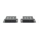 Manhattan Kit d'extension HDMI 4K sur Ethernet, étend 4K@30 Hz jusqu'à 40 m ou 1080p@60 Hz jusqu'à 70 m via câble Cat6, émetteur et récepteur, alimentation par câble (PoC), noir, garantie de 3 ans