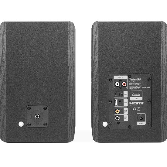 TechniSat RLS 1 2-voies Noir Avec fil &sans fil 50 W