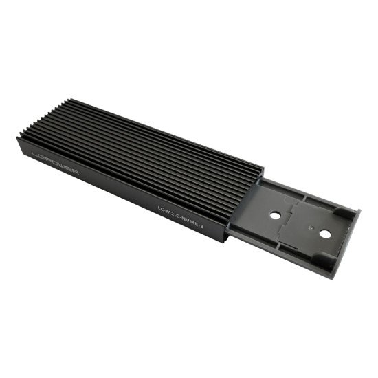 LC-Power LC-M2-C-NVME-3 Boîtier de disques de stockage Enceinte ssd Noir M.2 LC-Power LC-M2-C-NVME-3 Boîtier de disques de stockage Enceinte ssd Noir M.2