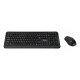 Targus AKM610UK clavier Souris incluse Universel RF sans fil QWERTY Anglais Noir