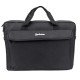 Manhattan Sacoche London pour PC portable 17,3", chargement par le haut, noir, ÉCONOMIQUE, poche accessoires, bandoulière amovible, garantie 3 ans