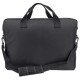 Manhattan Sacoche London pour PC portable 17,3", chargement par le haut, noir, ÉCONOMIQUE, poche accessoires, bandoulière amovible, garantie 3 ans