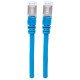 Intellinet Câble patch réseau, Cat6, 10 m, bleu, cuivre, S/FTP, LSOH/LSZH, PVC, RJ45, contacts plaqués or, anti-accroc, avec manchon, garantie à vie