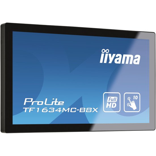 iiyama ProLite TF1634MC-B8X 15.6" 1920 x 1080 pixels Plusieurs pressions Multi-utilisateur Noir