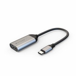 HYPER HD425A câble vidéo et adaptateur USB Type-C HDMI Acier inoxydable HYPER HD425A câble vidéo et adaptateur USB Type-C HDMI Acier inoxydable