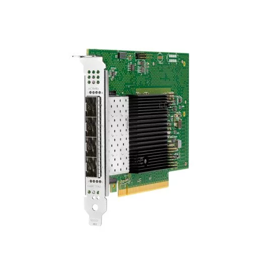 HPE Intel E810-XXVDA4 Ethernet 10/25Gb 4-port SFP28 Interne Ethernet / Fiber 25000 Mbit/s HPE Intel E810-XXVDA4 Ethernet 10/25Gb 4-port SFP28 Interne Ethernet / Fiber 25000 Mbit/s
