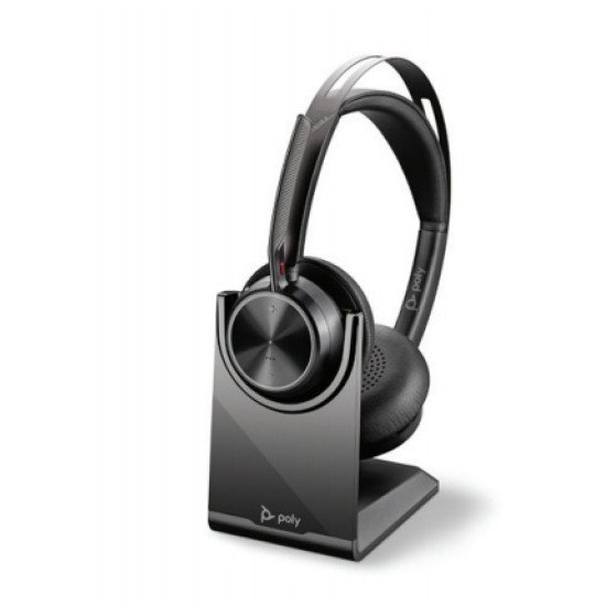 POLY Voyager Focus 2 UC Casque Avec fil &sans fil Arceau Bureau/Centre d'appels USB Type-A Bluetooth Noir