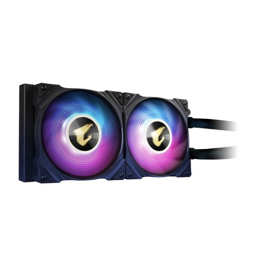 GIGABYTE AORUS WATERFORCE X 240 système de refroidissement d'ordinateur Processeur Refroidisseur de liquide tout-en-un 12 cm Noir GIGABYTE AORUS WATERFORCE X 240 système de refroidissement d'ordinateur Processeur Refroidisseur de liquide tout-en-un 12 cm Noir
