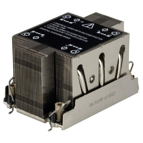 Supermicro SNK-P0078P ventilateur, refroidisseur et radiateur Processeur Noir, Acier inoxydable
