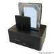 LC-Power LC-DOCK-U3-V Station d'accueil de disques de stockage USB 3.2 Gen 1 (3.1 Gen 1) Type-B Noir