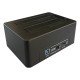 LC-Power LC-DOCK-U3-V Station d'accueil de disques de stockage USB 3.2 Gen 1 (3.1 Gen 1) Type-B Noir