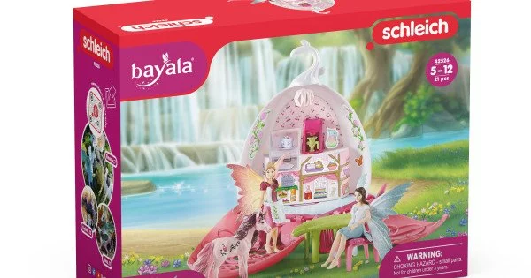 Schleich 42526 Bayala Café Des Elfes – Coffret De 21 Pièces Avec Fée, Licorne, Maison Et Accessoires – Dès 5 Ans