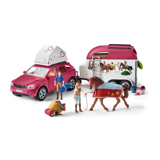 schleich HORSE CLUB Grand voyage équestre en voiture et remorque schleich HORSE CLUB Grand voyage équestre en voiture et remorque