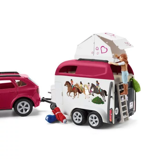 schleich HORSE CLUB Grand voyage équestre en voiture et remorque schleich HORSE CLUB Grand voyage équestre en voiture et remorque