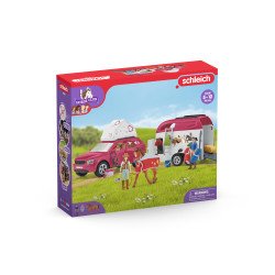 schleich HORSE CLUB Grand voyage équestre en voiture et remorque schleich HORSE CLUB Grand voyage équestre en voiture et remorque