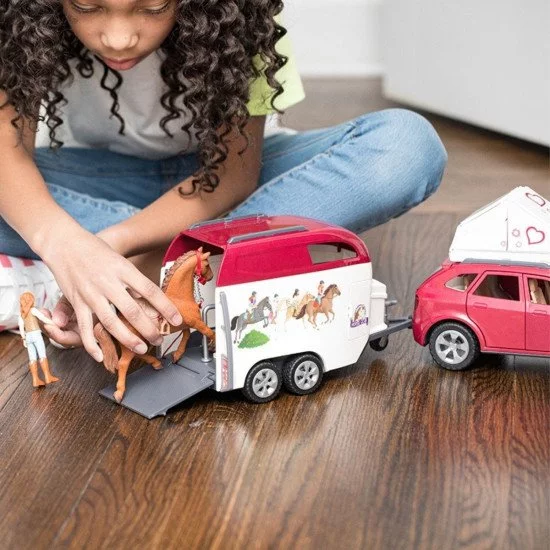 schleich HORSE CLUB Grand voyage équestre en voiture et remorque schleich HORSE CLUB Grand voyage équestre en voiture et remorque