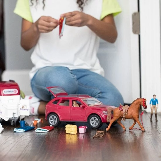 schleich HORSE CLUB Grand voyage équestre en voiture et remorque schleich HORSE CLUB Grand voyage équestre en voiture et remorque