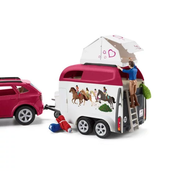 schleich HORSE CLUB Grand voyage équestre en voiture et remorque schleich HORSE CLUB Grand voyage équestre en voiture et remorque