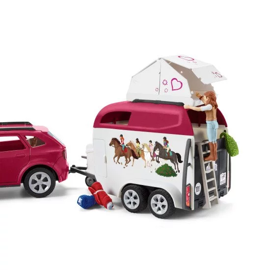 schleich HORSE CLUB Grand voyage équestre en voiture et remorque schleich HORSE CLUB Grand voyage équestre en voiture et remorque