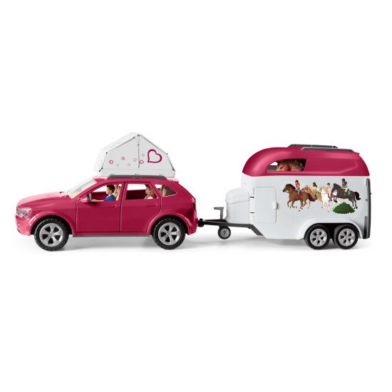 schleich HORSE CLUB Grand voyage équestre en voiture et remorque schleich HORSE CLUB Grand voyage équestre en voiture et remorque