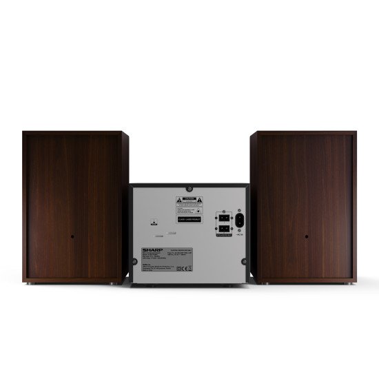 Sharp XL-B517D Système micro audio domestique 45 W Marron Sharp XL-B517D Système micro audio domestique 45 W Marron