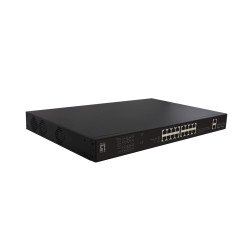LevelOne FGP-2031 commutateur réseau Non-géré Fast Ethernet (10/100) Connexion Ethernet POE 1U Noir LevelOne FGP-2031 commutateur réseau Non-géré Fast Ethernet (10/100) Connexion Ethernet POE 1U Noir