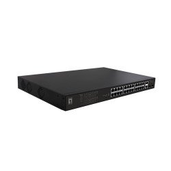 LevelOne FGP-2831 commutateur réseau Non-géré Fast Ethernet (10/100) Connexion Ethernet POE 1U Noir LevelOne FGP-2831 commutateur réseau Non-géré Fast Ethernet (10/100) Connexion Ethernet POE 1U Noir