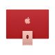 Apple iMac Apple M M1 61 cm (24") 4480 x 2520 pixels PC All-in-One 8 Go 256 Go SSD macOS Big Sur Wi-Fi 6 (802.11ax) Rose