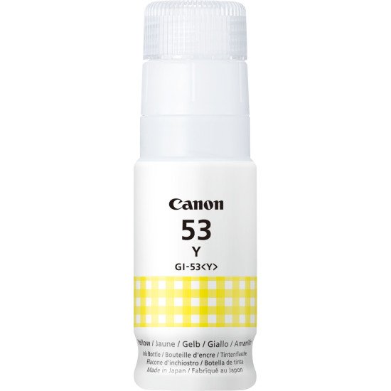 Canon Bouteille d'encre jaune GI-53Y