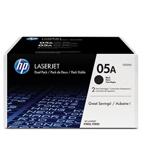 HP 05A  / CE505D Toner Noir