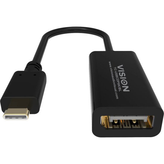 Vision TC-USBCDP8K/BL carte et adaptateur d'interfaces DisplayPort
