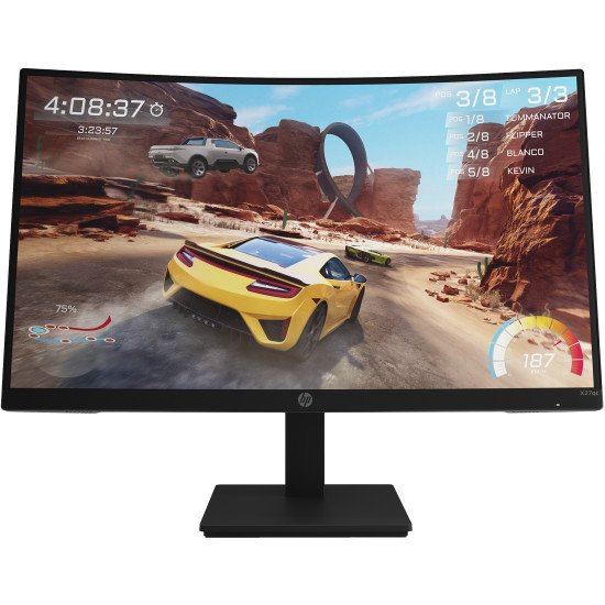 HP X27qc écran PC 27" 2560 x 1440 pixels Quad HD Noir