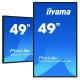 iiyama ProLite TF4939UHSC-B1AG moniteur à écran tactile 124,5 cm (49") 3840 x 2160 pixels Plusieurs pressions Multi-utilisateur Noir