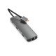 LINQ byELEMENTS LQ48011 hub & concentrateur 2 x USB 3.2 Gen 2 (3.1 Gen 2) Type-C 10000 Mbit/s Noir, Gris