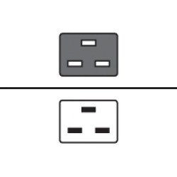 HPE AF574A câble électrique Gris 2 m Coupleur C20 Coupleur C19