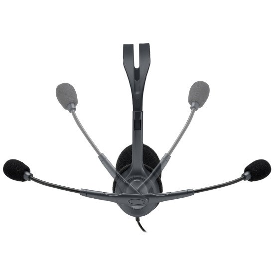 Logitech 5 Units Bundle Of Wired 3.5 mm headset with Microphone for educational use Casque Avec fil Arceau Bureau/Centre d'appels Noir Logitech 5 Units Bundle Of Wired 3.5 mm headset with Microphone for educational use Casque Avec fil Arceau Bureau/Centre d'appels Noir