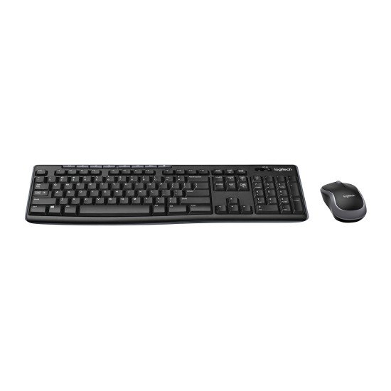 Logitech MK270 clavier RF sans fil Nordique Noir