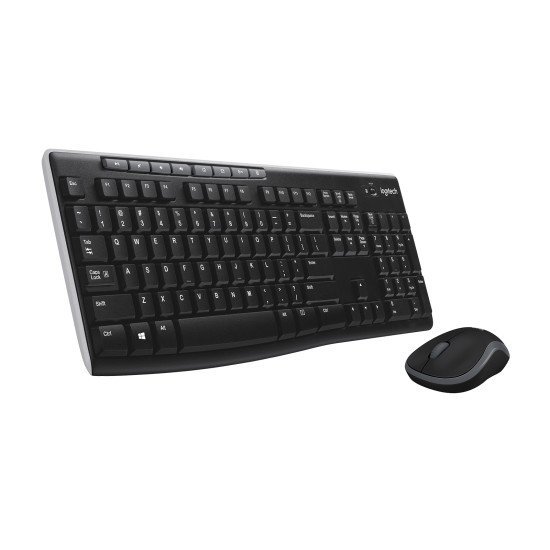 Logitech MK270 clavier RF sans fil Nordique Noir