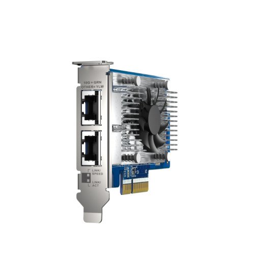 QNAP QXG-10G2T-X710 carte réseau Interne Ethernet 1000 Mbit/s