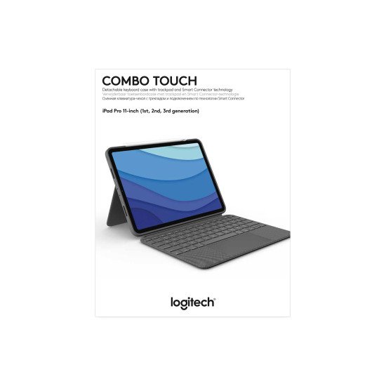 Logitech Combo Touch for iPad Pro 11-inch (1st, 2nd, and 3rd generation)