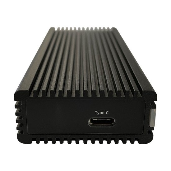 LC-Power LC-M2-C-NVME-2X2 Boîtier de disques de stockage Enceinte ssd Noir M.2