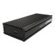 LC-Power LC-M2-C-NVME-2X2 Boîtier de disques de stockage Enceinte ssd Noir M.2