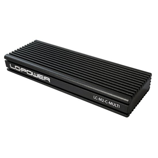 LC-Power LC-M2-C-MULTI Boîtier de disques de stockage Enceinte ssd Noir M.2