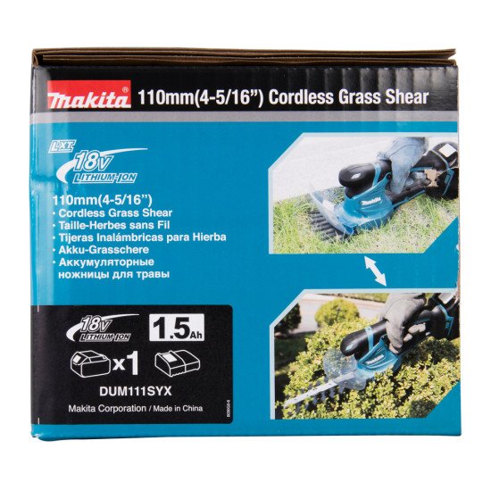 Makita DUM111SYX débroussailleuse et coupe-bordure 27 W Batterie Noir, Bleu