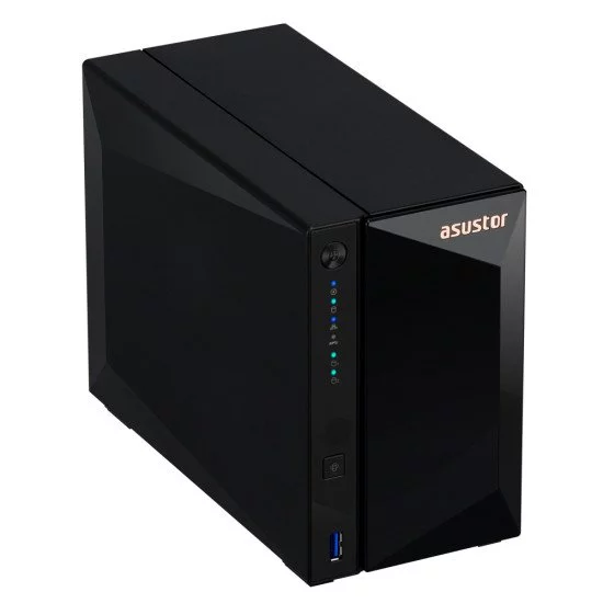 Asustor DRIVESTOR 2 Pro Gen2 AS3302T v2 NAS Realtek RTD1619B 2 Go DDR4 ADM Noir Asustor DRIVESTOR 2 Pro Gen2 AS3302T v2 NAS Realtek RTD1619B 2 Go DDR4 ADM Noir