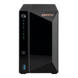 Asustor DRIVESTOR 2 Pro Gen2 AS3302T v2 NAS Realtek RTD1619B 2 Go DDR4 ADM Noir