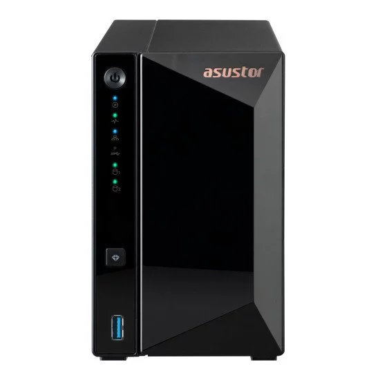 Asustor DRIVESTOR 2 Pro Gen2 AS3302T v2 NAS Realtek RTD1619B 2 Go DDR4 ADM Noir Asustor DRIVESTOR 2 Pro Gen2 AS3302T v2 NAS Realtek RTD1619B 2 Go DDR4 ADM Noir