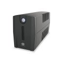 Conceptronic ZEUS01ES UPS Interactivité de ligne 0,65 kVA 360 W 2 sortie(s) CA
