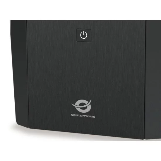 Conceptronic ZEUS04EM UPS Interactivité de ligne 2,2 kVA 1320 W 5 sortie(s) CA Conceptronic ZEUS04EM UPS Interactivité de ligne 2,2 kVA 1320 W 5 sortie(s) CA